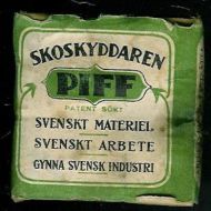 Eske med ubrukt innhold, SKOSKYDDAREN PIFF