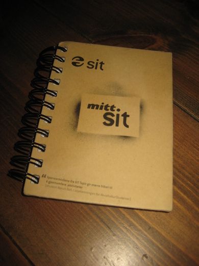 mitt sit. Ubrukt sitatbok, noe fo eg?