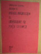 VURDERING AV BRITTA HOLLES UNDEWRSØKELSESKJEMA OG LÆREMIDDELBEHOVET FOR PSYKISK UTVIKLINGSHEMMEDE. 1978.