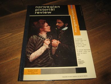 1975,  JANUARY FEBRUARY, MARCH, norwegian pictoral review. NB !! Både engelsk og norsk tekst !!