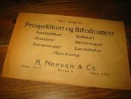 Reklamekonvolutt fra A. Neeven & Co