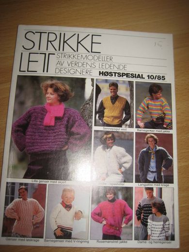 1985,nr 010, STRIKKE LETT.