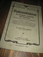 Pastoralblatter, Erstes Heft, 1906.