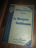 MOLIERE: LE BOURGEOIS GENTILHOMME. 