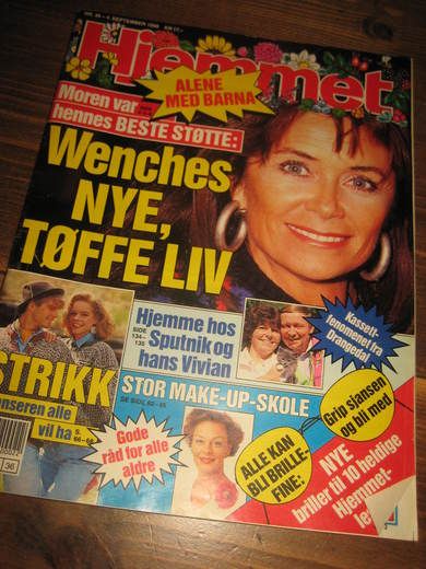 1990,nr 036, Hjemmet. WENCHE MYHRE. SPUTNIK. DIZZIE TUNES.