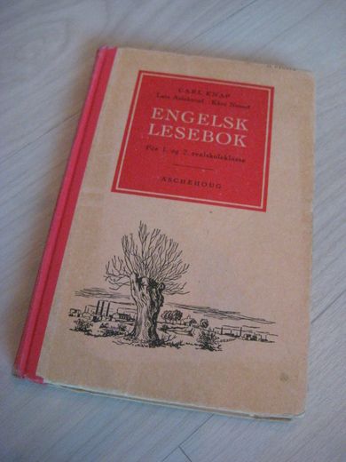 KNAPP, CARL: ENGELSK LESEBOK. For 1. og 2. realskuleklasse. 1960.