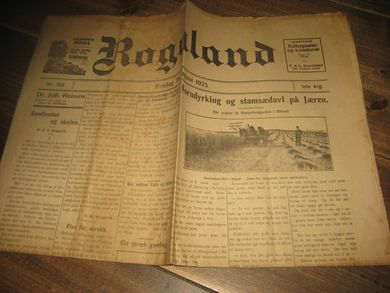 1925,nr 122, Rogaland. 1. årgang.