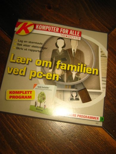 LÆR OM FAMILIEN VED PC'EN.