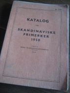 KATALOG OVER SKANDINAVISKE FRIMERKER, 1950.