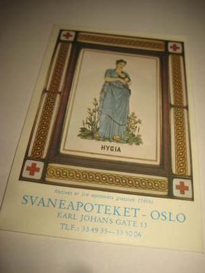 SVANEAPOTEKET, OSLO, HYGIA.