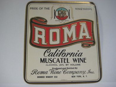 ROMA MUSCATEL WINE.