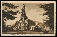 TORINO- Giardini di Piazza Statuto e Monumento al Frejus