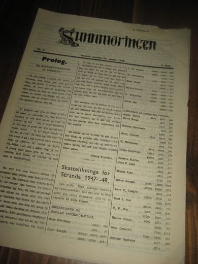 1948,nr 003, Sunnmøringen. 24. januar