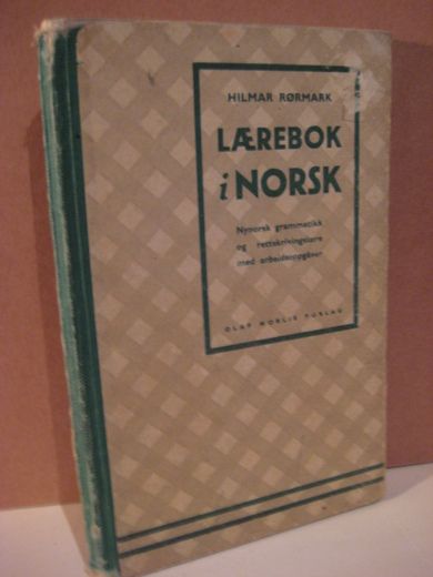 RØRMARK: LÆREBOK I NORSK. 1939.