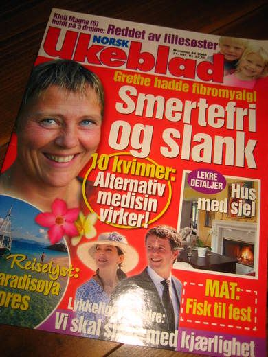 2005,nr 044, Norsk Ukeblad. FIBROMYALGI.