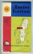 Turist kartan, Kristiansund, Trondheim, Levanger Hotagen, Østersund