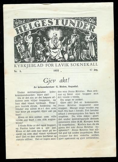 1955,nr 005, HELGESTUNDER