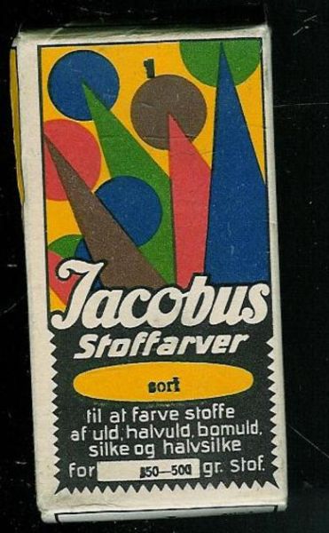 Eske med innhold, JACOBUS STOFFFARVER.