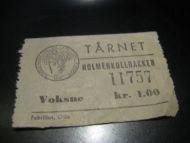 TÅRNET HOLMENKOLLBAKKEN. 11757. 1958.