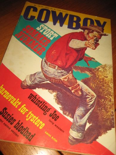 1977,nr 013, SOMMERNUMMER, COWBOY.