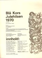 1970, Blå Kors Julehilsen