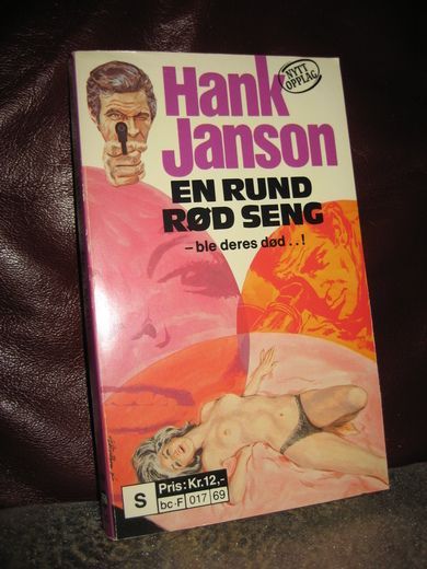 1984,bok nr 169, EN RUND RØD SENG.