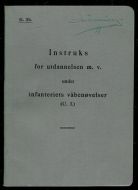 Instruks for utdannelsen m.v. Under infanteriets våbenøvelser.1930