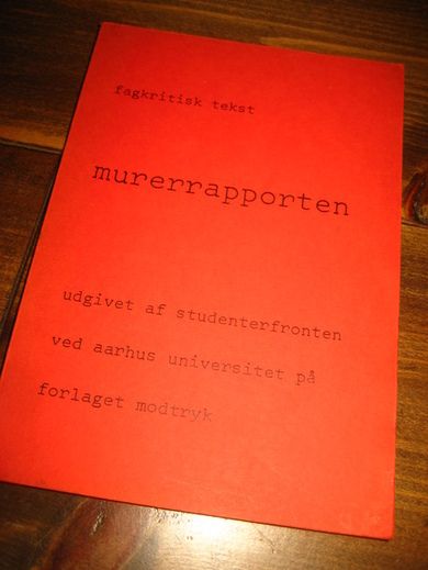 murerrapporten. 1971.