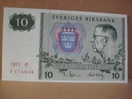 1971,  P,  F174948,                                             10 KRONOR.