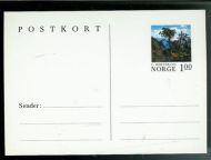 HERTERVIG, POSTKORT fra 1980