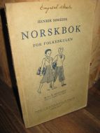 SØREIDE: NORSKBOK FOR FOLKESKULEN. 6. og 7. SKULEÅRET. 1940.