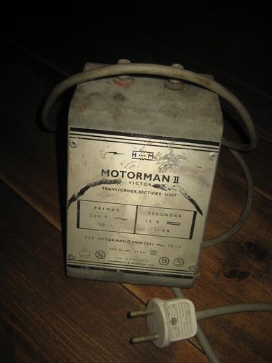 MOTORMAN II. VICTOR TRANSFORMER RECTIFIER UNIT. Fra HAMMANT & MORGAN LTD, ENGLAND. 