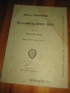 Prøveark og Subskribtionsindbydelse paa Lovsamling 1660-1901. Fra A. Holbæk Eriksen, Trondhjem.