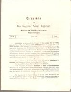 1885,nr 013, Cirkulære fra Den Kongelige Norske Regjerings Marine- og Post- Departement.