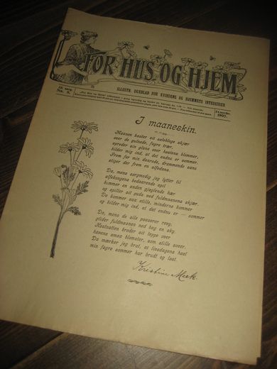 1907,nr 008, FOR HUS OG HJEM.