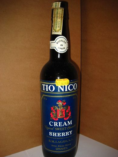 TIO NICO CREAM SHERRY. 70 tallet