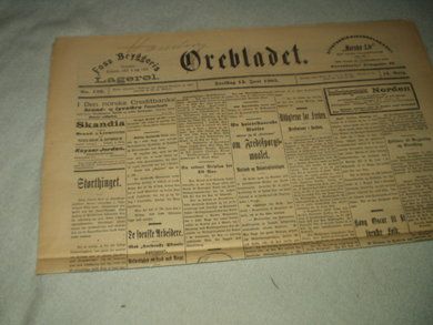 1905,nr 136, Ørebladet.