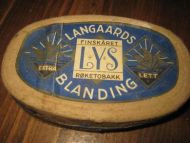 Eske uten innhold, LANGAARDS LYS BLANDING, 40 tallet.