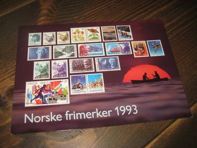 1993, Norske frimerker. Utgitt av postverket. FF 341/93.