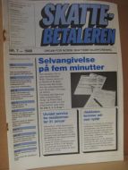 1988,nr 007,                             SKATTE BETALEREN.