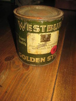 Boks utern innhold, WESTBURN GOLDEN SYRUP, 60 tallet