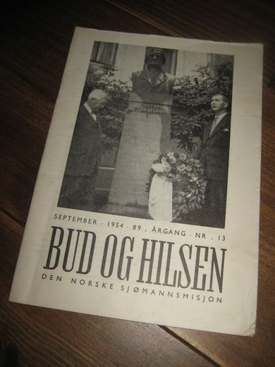 1954,nr 013, BUD OG HILSEN. 