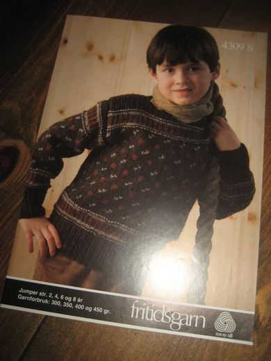 JUMPER, størrelse 2-8 år, 4309S.