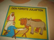 Fargebok: DEN FØRSTE JULAFTEN. 1992.