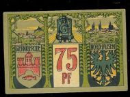 Dieser Gutschein wird an samtlichen Stationskassen eingeløst. NORDHAUSEN - WERNIGERODERELISENBAHNGESELLSCHAFT. 1921