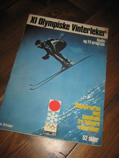 XI Olympiske Vinterleker Radio- og TV program. SAPPORO 72.