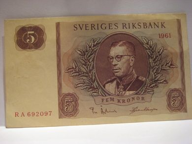 1961, 5 KRONOR, RA692097