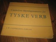 Cappelens bøyingsmønstre for TYSKE VERB. 1964.