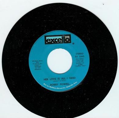 BOBBY POWELL: HER LOVE IS ALL I NEED / CRAZY LOVE. 1973