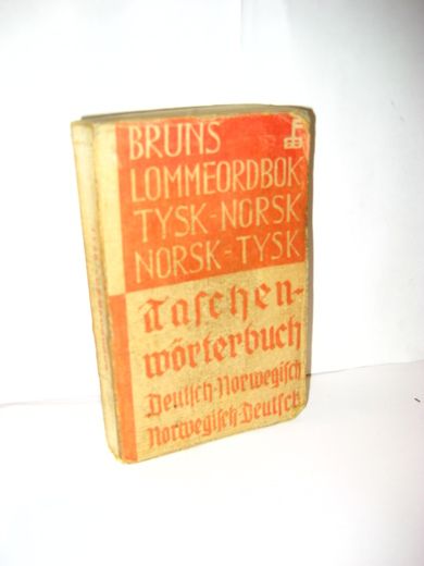 Brun's LOMMEORDBOK TYSK- NORSK- NORSK - TYSK. 1941.